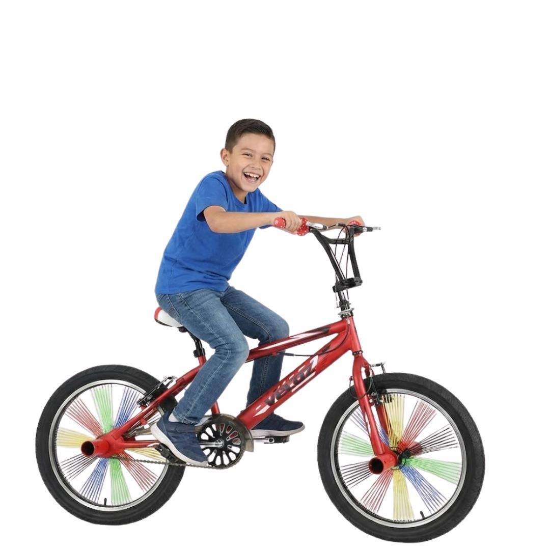Bicicleta Acrobática Aro 20 «FREESTYLE» BMX Red & Black